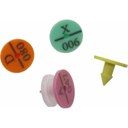 Farm Animals Rabbit Ear Tag Signs With The Word Ear Laser Typing Plastic Head Earrings Farm Animal Identification Card