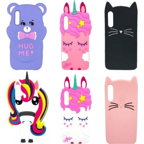 For Samsung Galaxy A50 Silicone Case Soft Cute 3D Cartoon Cover For Samsung A50 A 50 2019 A505 A505F SM-A505F Mobile Phone Cases
