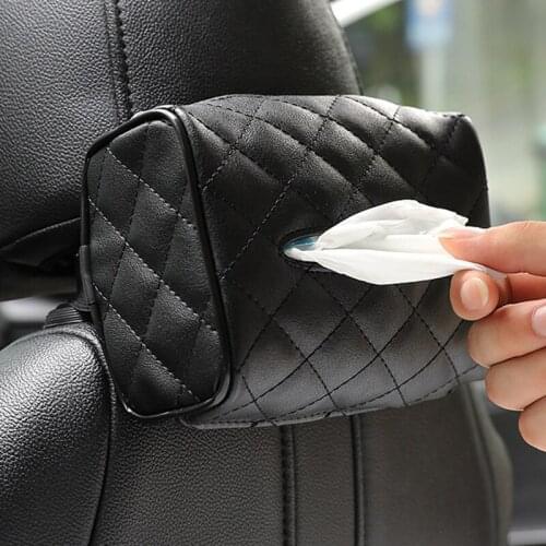 Sun Visor Tissue Paper Holders Napkin Box Car Accessories For Bmw E46 E39 E90 E60 F30 Peugeot 206 307 308 207 Chevrolet Cruze