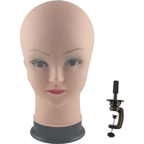 Training Mannequin Head For Wig Hair Hat Cap Holder Model Head Manequin Female Mannequin Doll Head Plastic Mannequins For Sale