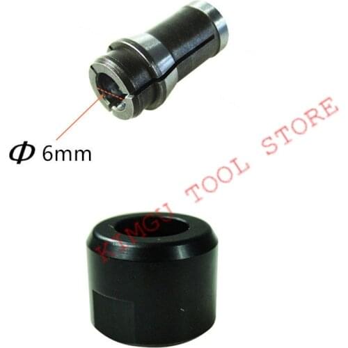 Iron Chuck Cap Nut parts Collet 6mm cones for BOSCH GGS5000 TGS5000L TGS5000 GGS3000L GGS5000L