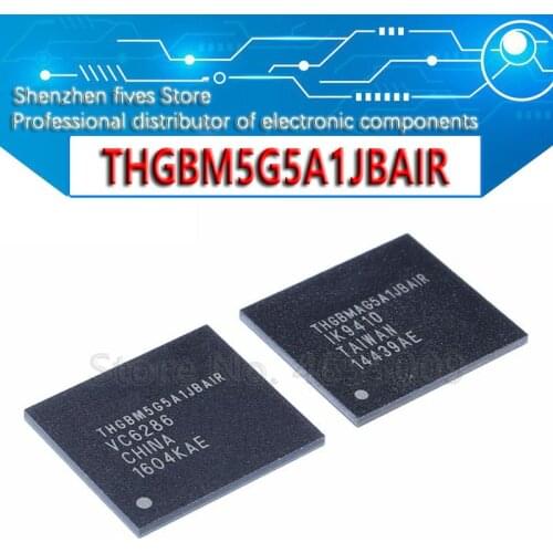 1pcs/lot THGBM5G5A1JBAIR THGBMAG5A1JBAIR 4G153BGA emmc LCD hard IC