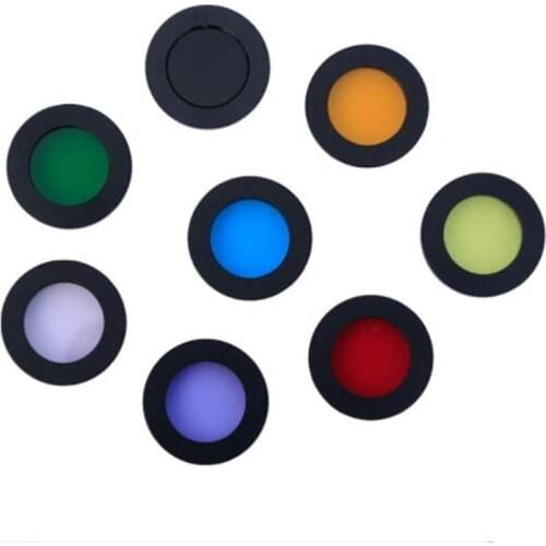 8PCS 1.25 inch M28.5 astronomical telescope accessories M28.5 microscope filter, lunar filter 2020