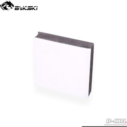 BYKSKI Water Pump Shock Pad Size 50X50X10(MM) Water Pump Double-sided Rubber Shockproof Pad