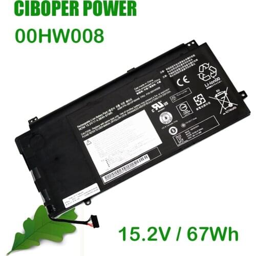 CP New Original Laptop Battery 00HW008 15.1/15.2V For S5 YOGA 15 TP00070A SB10F46446 SB10F46452 00HW009 00HW014