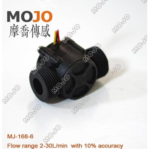 Hall Flow Sensor MJ-A168-6 G3/4" Outside Threads Sensor Water Tap Flow Meter