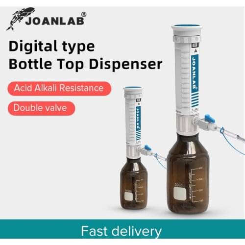 JOANLAB Bottle Dispenser For lab liquid handling Autoclavable Adjustable Laboratory Dispenser With bottle Lab Equipment Supplies