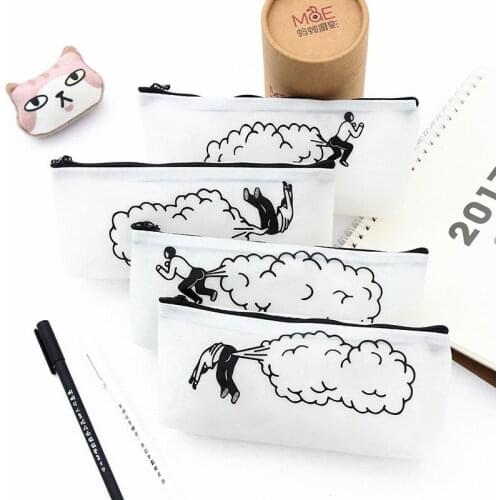 DL Taste jelly pencil pencil box lovely students Korea creative cartoon stationery bag zipper