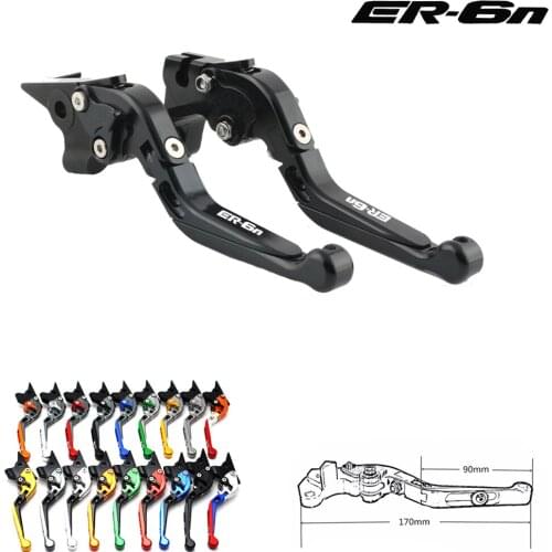 For KAWASAKI ER6N ER-6N 17-color CNC motorcycle brake clutch lever 2009 2010 2011 2012 2013 2014 2015 2016 Accessories
