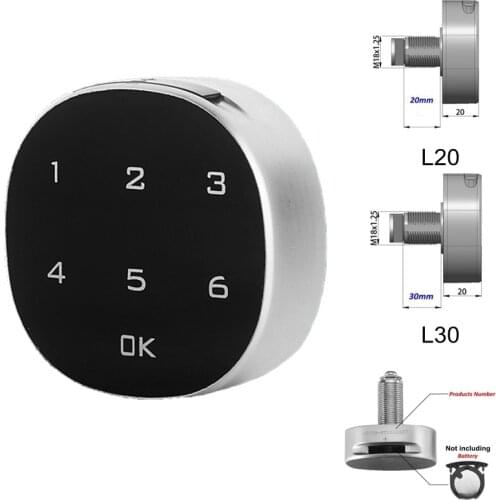 Fingerprint Password IC Card Anti-clockwise Cabinet Smart Door Lock Keypad Drawer Office Digital Electronic File Box Lock