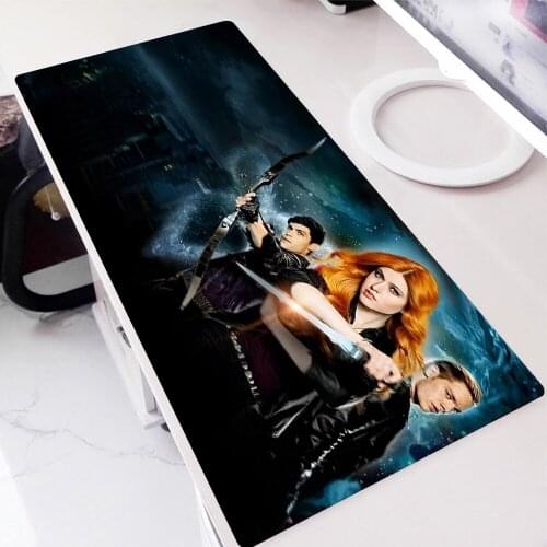 Mouse Pad Shadowhunters Anime Mousepad Gamer Deskpad Mausepad Keyboards Accessories Desk Mat Gaming Computer Pad on the Table