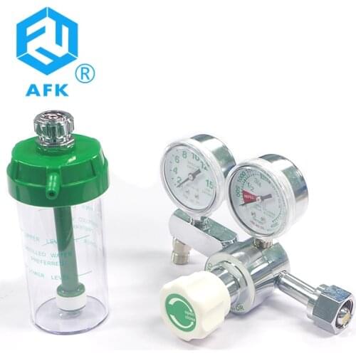Medical Oxygen Regulator CGA540 with Flowmeter Gauge High Pressure For for Oxygen Cylinder 4000psi
