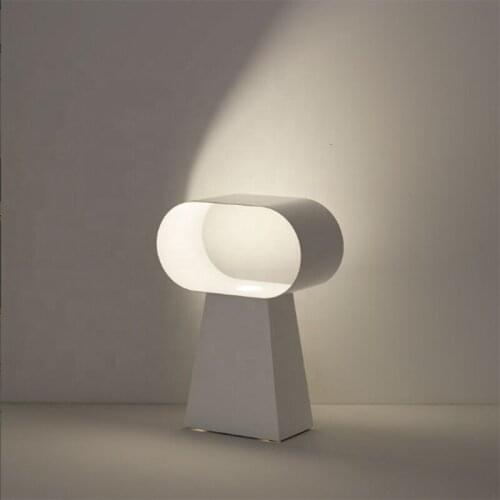 Metal Gery Modern Bed Bedside Table Lamp For Bedroom Living Room Home Decor Hotel Lighting Home Deco deco mariage bedside lamp