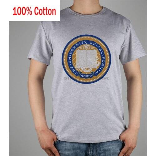 UNIVERSITY OF CALIFORNIA BERKELEY T-shirt cotton Lycra top 10703 Fashion Brand t shirt men new DIY high quality