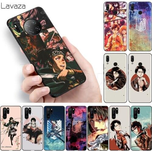 Lavaza Anime Japanese attack on Titan Soft Case for Huawei Honor 30 V30 Nova 6 7 P40 SE Pro Max 4G 5G