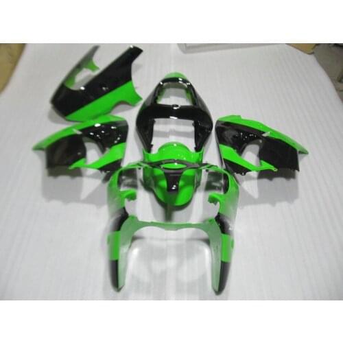 Injection Mold for KAWASAKI Ninja ZX9R 02 03 ZX 9R 2002 2003 zx9r 02 03 ABS Green Gloss Black Fairings set+7gifts KH01