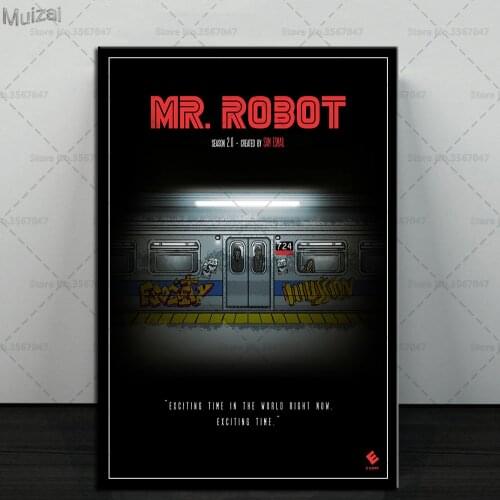 Mr Robot Poster TV series Canvas Painting Posters and Prints Wall Art Picture for Living Room Home Decor