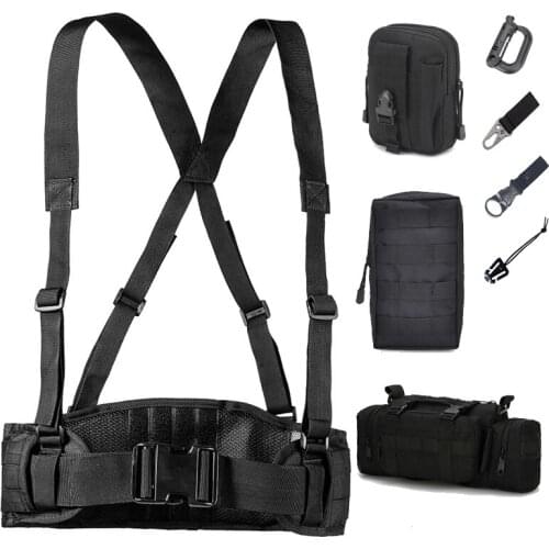 Tactical Molle Battle Waist Belt Adjustable Men War Combat Girdle Army Special Forces SWAT Military Portable Belt Soft Padded