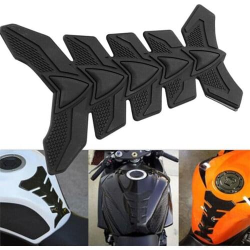3D Rubber Universal Motorcycle Fuel Gas Tank Pad Protector Decal Sticker Vehicle