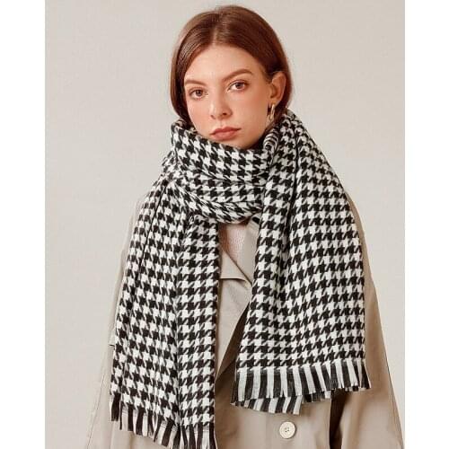 2020 NEW fashion cashmere women plaid scarf winter warm shawl and wrap bandana pashmina female foulard long thick blanket
