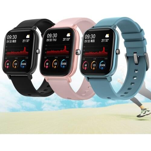 2021 Smart Watch Men Women Fitness Heart Rate IP67 Waterproof Full Touch HD Display Screen Band for IPhone Huawei Xiaomi Phone