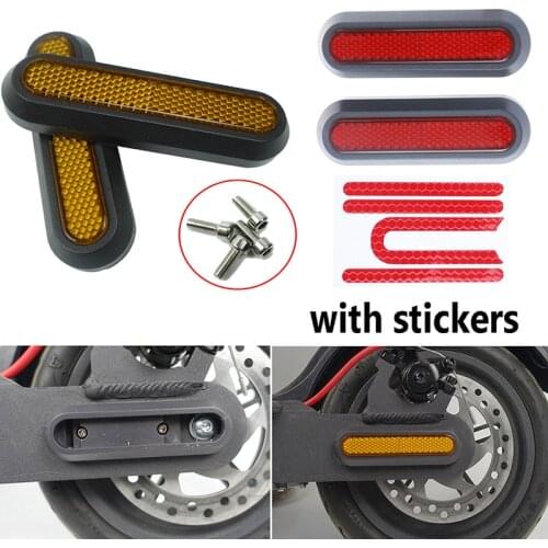Reflective Protect Shell for Xiaomi Mi Scooter M365/M365 PRO/PRO 2/1S /Essential Scooter Rear Back Safety Whell Hub Cover Parts