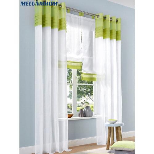 New Time-limited Woven Curtain Light-transmitting Soft Polyester Imitation Cotton Tulle For Living Room Bedroom Lace Sheer
