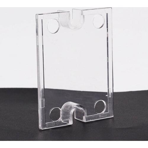 Universal Plastic Transparent Protection of Solid State Relay Front Cover Stand Suitable for SSR DC-DC AC-AC DC-AC