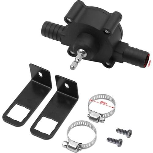 Electric Drill Water Pump Self Priming Transfer Pump Centrifugal Pump with 1/4 Shank, Bracket, 16mm Inner, 19mm Outer Diameter