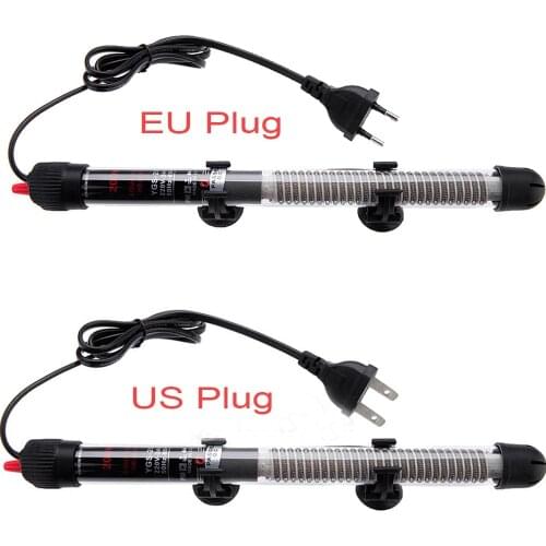 Winter Aquarium Water Heater EU US Plug Electirc Fast Heating Rod Water Temperature Adjustable Rod Fish Tank Heating Bar