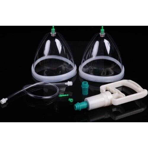 1 Set Breast Buttocks Enhancement Pump Lifting Vacuum Cupping Women Suction Cupping Buttocks Therapy Suction Chest Device H B0N1