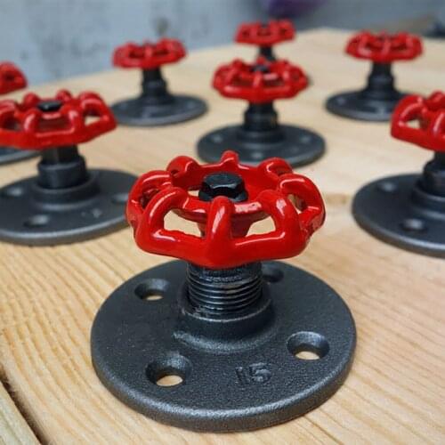 1 Piece Retro Hook Industry Valve Hooks Flange Wall Hook Cloth Bag Hanger Decoration Hooks