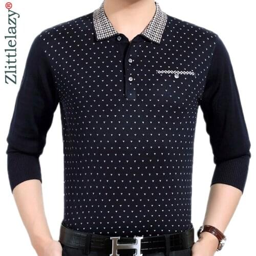 2020 Brand Casual Button Fitness Long Sleeve Polo Shirt Men Poloshirt Jersey Luxury Mens Polos Tee Shirts Dress Fashions 81052