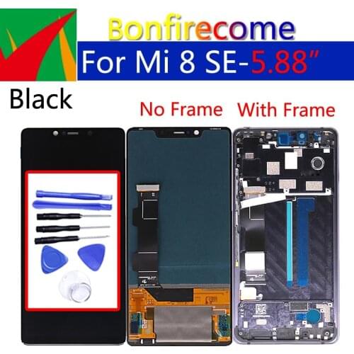 5.88" Original Display For Xiaomi Mi 8 SE Mi8 SE LCD Touch Screen Digitizer With Frame Replacement For Xiaomi Mi 8 SE Assembly