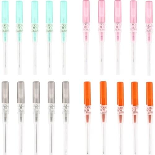 5pcs/lot Piercing Needles I.V Catheter 16G Gauge Needles Sterilised Body Piercing Tattoo Needles 14G 16G 18G 20G Sewing Needles