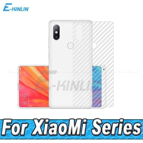Carbon Fiber Screen Protector For Xiaomi Mi Mix Max 2 3 8 Pro A2 Lite A3 Back Cover Protective Film Not Tempered Glass