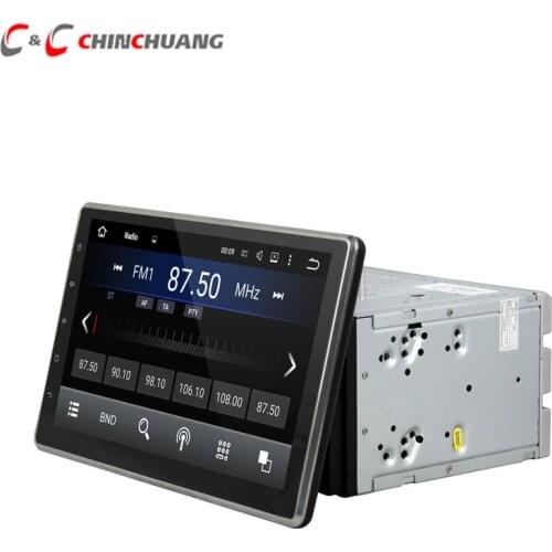 Updated 10.1 inch Big Screen 4GB RAM Octa Core HD 1024X600 Android 9.0 Universal Car DVD Player Radio GPS Navigation WiFi DVR