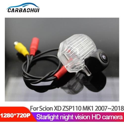 Car Starlight Night Vision Car Rear View Reverse Backup Camera For Scion XD ZSP110 MK1 2007~2018 CCD HD high quality Car camera