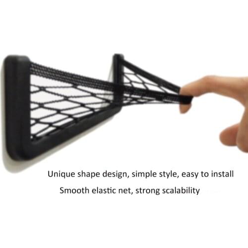 Car Storage Net Pocket Phone Holder Pocket Organizer Car Accessories For Wallet Glasses Card Car Styling
