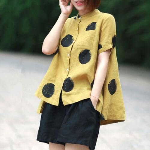 Блузки в горошек AZTERUMI China At AliExpress