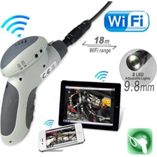 9.8mm Wireless WIFI Endoscope For Android&ISO Handheld Endoscope