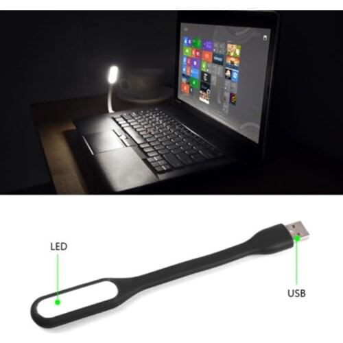 Durable High Brightness Laptop Notebook Lamp Flexible USB LED Reading Light Desktop Lamp Easy Bendable Gadget Mini USB LED Light