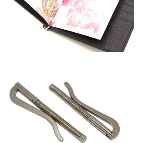Metal Bifold Money Clip Bar Wallet Replace Parts Spring Clamp Cash Holder 65/70/75/80/85/90mm
