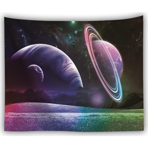 Galaxia tapestry wall fabric living room decoration starry carpet on the wall