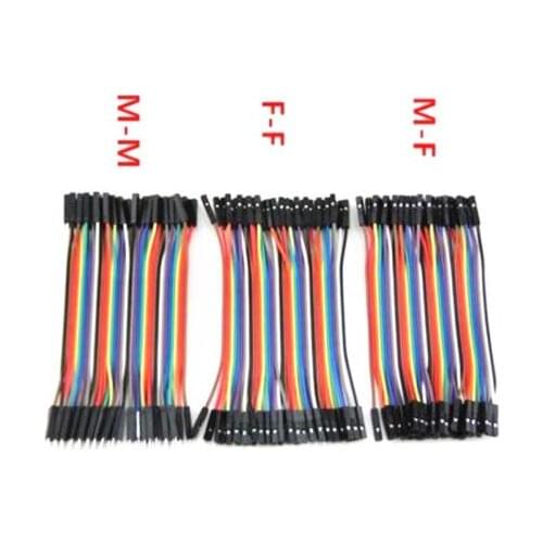NEW 120pcs 10cm male to male male to female female to female Jumper Cable