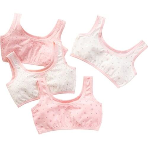 New girls' underwear cotton wide shoulder thin girl underwear