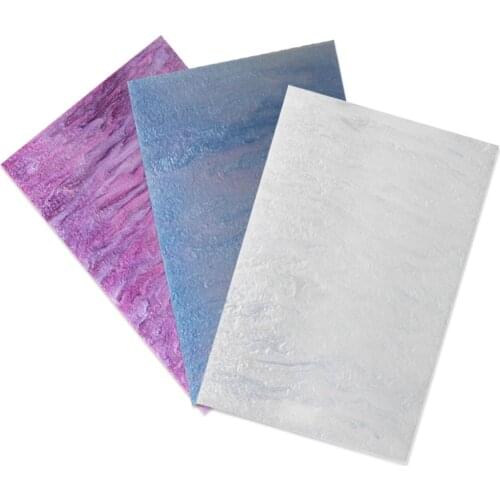 FLEOR 1Ply Acrylic Guitar Blank Pickguard Material Sheet Scratch Plate 290x430x2.3mm Shell Colors