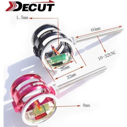 1Pc Compound Bow Scope Sight 4x 6x 8x Power Lens Optical Fiber Sights For Bow Outdoor Training Shooting Archery Accessories