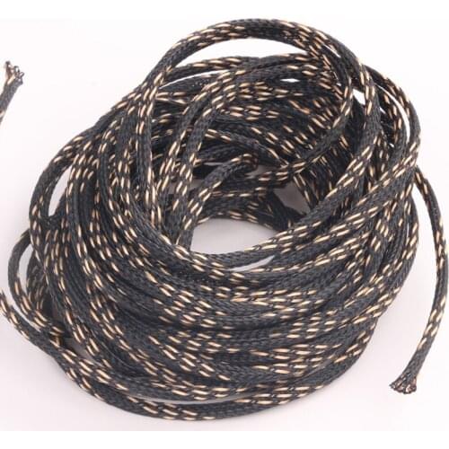 10M 4mm Braided Expandable Wire Gland Sleeving Cable protection High Density Sheathing Insulation