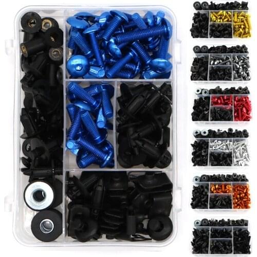 Fit For Suzuki GSX-R600 GSX-R750 GSXR 600 750 GSXR1000 GSX1300R Complete Full Fairing Bolts Kit Fairing Bolt Screws Nuts M6 M5
